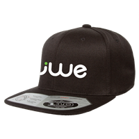 UWE White Logo Black Snapback