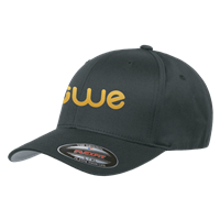 UWE Gold Logo Black Flexfit Hat