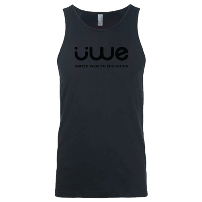 Men's UWE Tone on Tone Black Tank