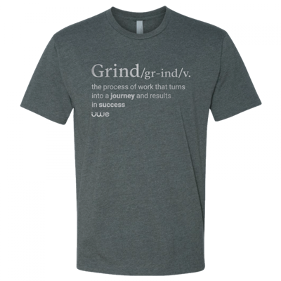 Men’s/Unisex Grind Charcoal Crew