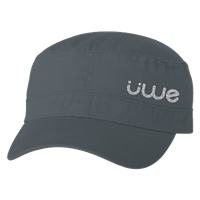  UWE Silver Glitter Logo Military Hat