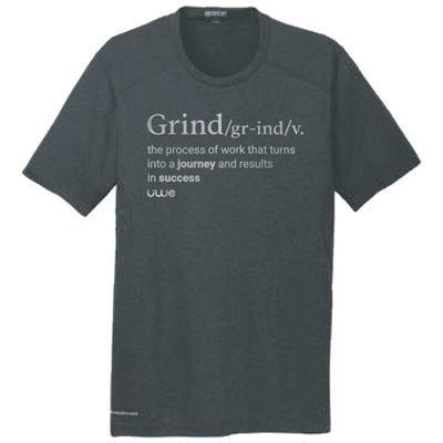 Grind Defined Black Performance Tee